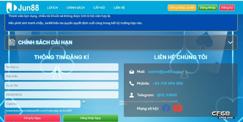 Cách đăng ký đại lý jun88: Cơ hội nhận hoa hồng siêu khủng Thông tin cần biết khi thực hiện cách đăng ký đại lý jun88
