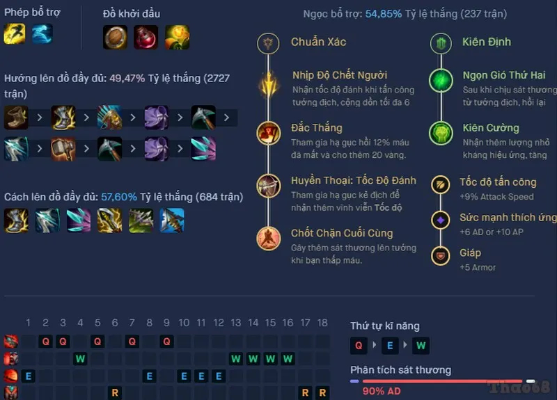 Cách lên đồ tướng tryndamere như thế nào là hiệu quả nhất? Cách lên đồ tướng tryndamere - bảng ngọc và phép bổ trợ dành cho tryndamere