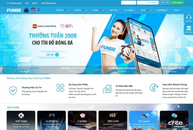Fun8802- Địa chỉ cá cược game online khét tiếng nhất hiện nay Fun8802- Sản phẩm game đa dạng