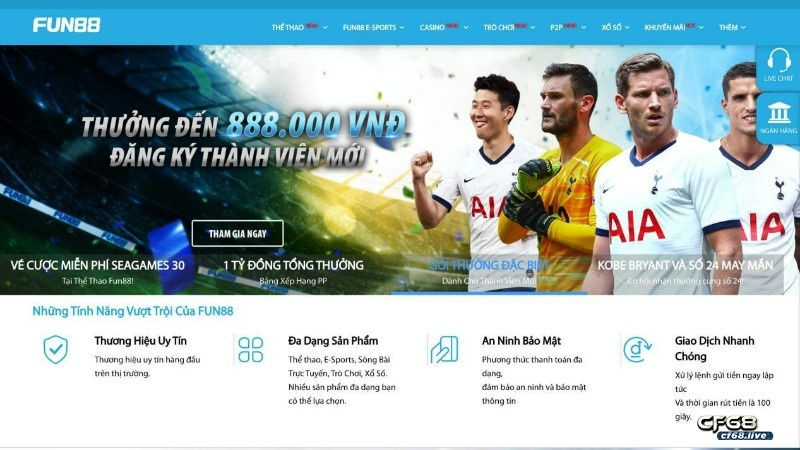 Link fun88 moi nhat các cược thủ nhất định phải biết Fun88 - sự lựa chọn hàng đầu của mọi cược thủ