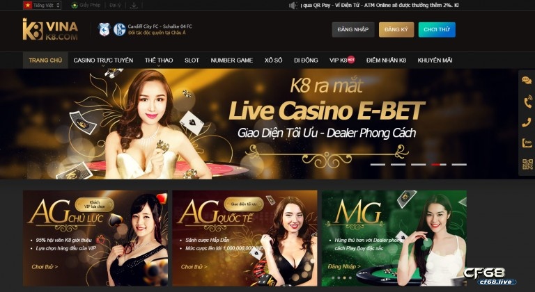 Nha cai K8 - Thương hiệu uy tín số một cho dân chơi cá cược Nha cai K8