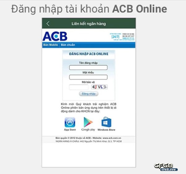 Quên mk ACB banking làm sao lấy lại?| CF68 giải đáp Quên mk ACB banking làm sao lấy lại?