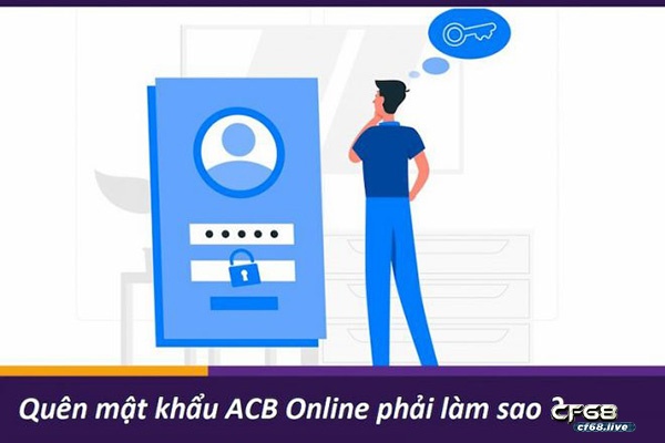 Quên mk ACB banking làm sao lấy lại?| CF68 giải đáp Có nhiều cách để lấy lại mật khẩu ACB Banking