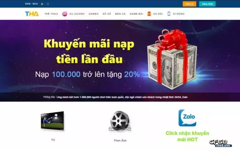 Tha bet 88 - Nhà cái uy tín bậc nhất về cá cược đổi thưởng Top các chương trình khuyến mãi hot tại Tha bet 88
