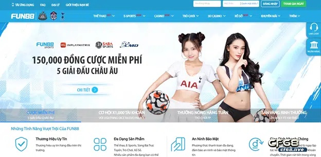 Trang chu Fun88 - Địa chỉ uy tín lộng hành khắp khu vực Châu Á Những điểm ưu việt có tại trang chu fun88