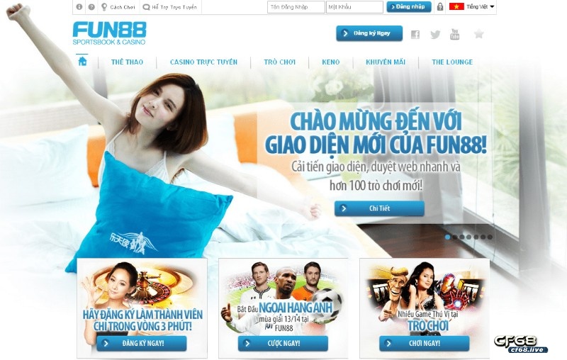 Trang chu Fun88 - Địa chỉ uy tín lộng hành khắp khu vực Châu Á Trang chu Fun88- Nhà cái cá cược hàng đầu Châu Á
