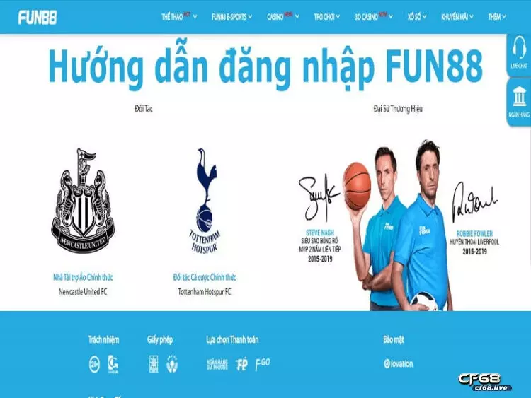 Fun88 đăng nhập - Cách đăng nhập vào Fun88 cực chuẩn 2022 Hướng dẫn fun88 đăng nhập