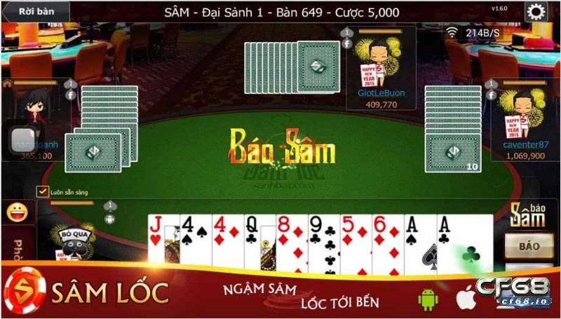 Game bai sam loc hướng dẫn cách chơi chuẩn cùng cf68 Quy định trong luật game bai sam loc