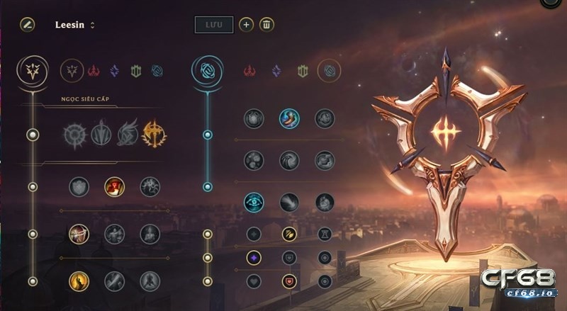Cach choi Lee Sin mùa 12 | Build bảng ngọc bổ trợ - Lên đồ Bảng ngọc Lee Sin đi rừng