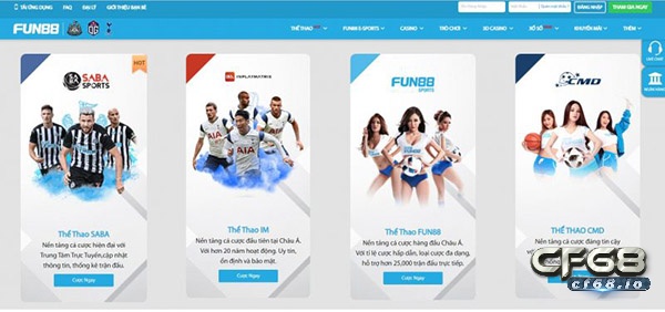Fun88 sport - Hấp dẫn đỉnh cao với nhiều hình thức cá cược Fun88 thể thao là sản phẩm khá nổi trội và mạnh mẽ