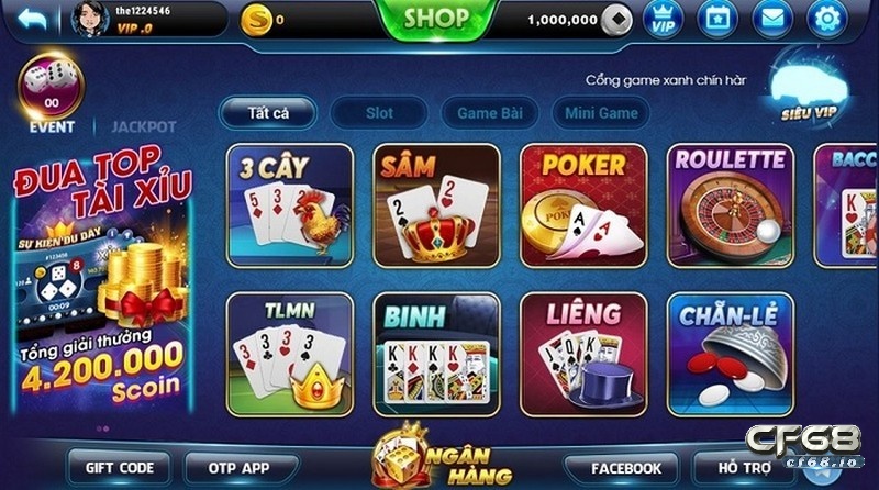 Choi game đanh bai thú vị, ăn cược thưởng cùng Cf68 Choi game đanh bai thú vị Cf68