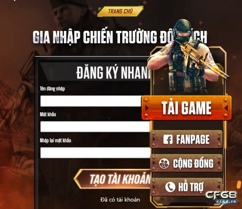 Dang ki cf: 4 bước đơn giản sở hữu tài khoản chơi game Hướng dẫn các thao tác đơn giản giúp người chơi dang ki cf