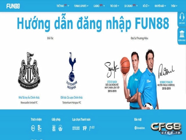 Dang nhap fun 88 - Trung tâm cá độ trực tuyến hàng đầu Châu Á Hướng dẫn cách dang nhap fun 88 chi tiết