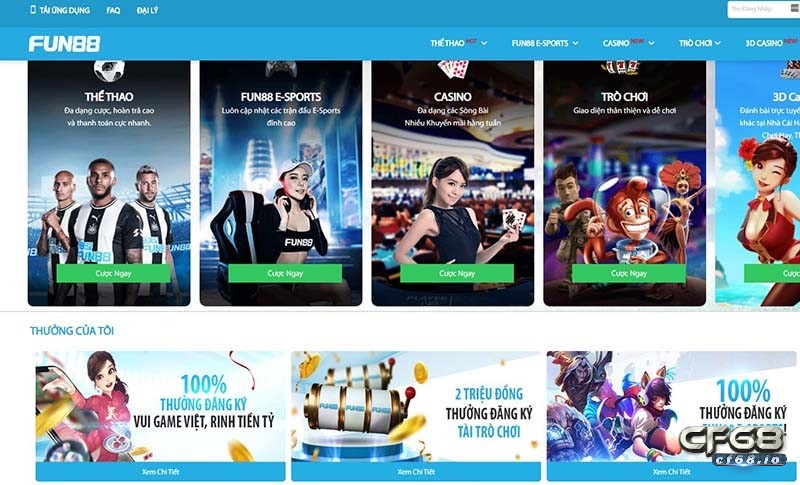 Fun88 com vn - Địa chỉ cá cược "sáng giá" mà tay độ nên chọn Fun88 com vn- Nới giúp bạn chinh phục mơ ước làm giàu