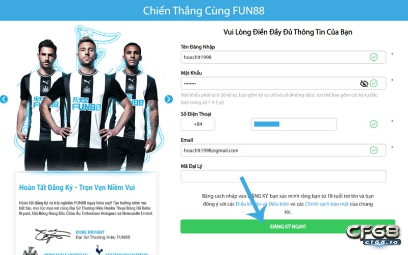 Fun88b - Nhà cái online uy tín, chất lượng đỉnh cao tại châu Á Hướng dẫn các thao tác chi tiết để đăng ký và đăng nhập tài khoản Fun88b