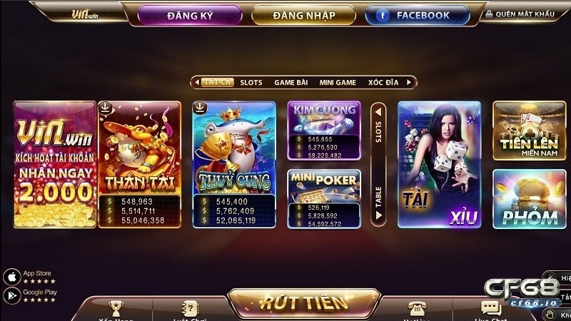 Game bai online tham gia cá cược cực hót tại Cf68 Ưu điểm các tựa Game bai online tại Cf68