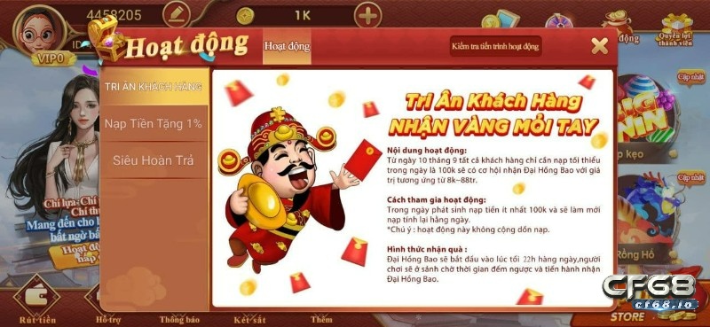 No hu - Slot game cực đẳng cấp tới từ nhà cái Cf68 Vì sao nên chơi no hu tại Cf68?
