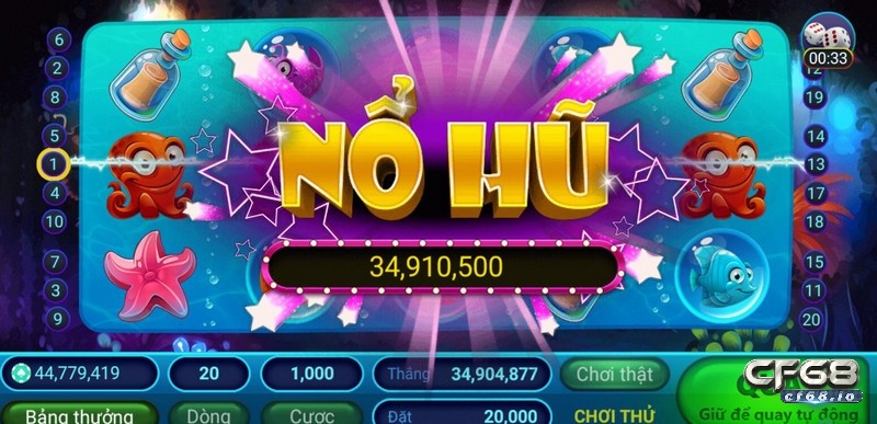 Quay hũ trực tuyến Cf68 - Giải trí thu thưởng cực sướng quay hũ trực tuyến có những tựa game nào đang được yêu thích?