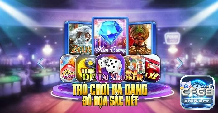 Choi game doi thuong online Cf68 uy tín, chất lượng hàng đầu Trang có giao diện hiện đại thu hút