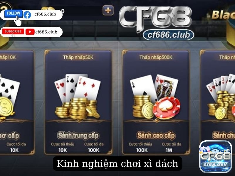 Choigamedanhbai xì lát: Trải nghiệm chất lượng tại CF68 Kinh nghiệm chơi bài xì lát vô cùng hiệu quả
