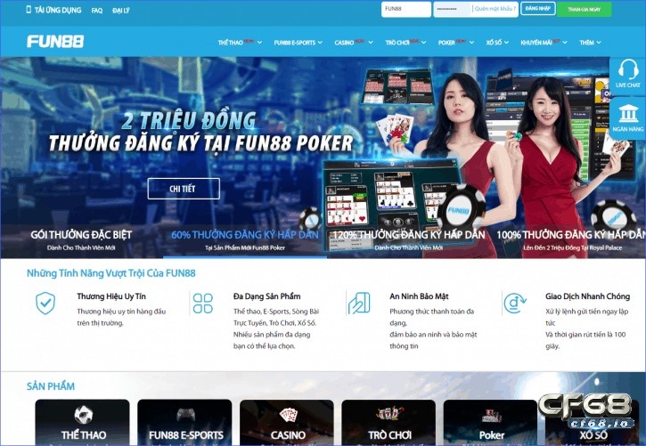 Fun88 bet- Nơi trải nghiệm cá cược tuyệt vời nhất bạn nên chọn Lý do Fun88 Bet được game thủ tín nghiệm tuyệt đối