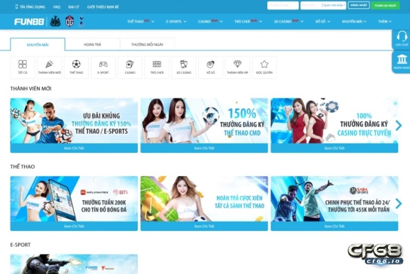 Fun88Bet - Điểm đến tuyệt vời cho người yêu thích cược online Fun88Bet- Nơi qui tụ nhiều mang cược , giải trí hấp dẫn.