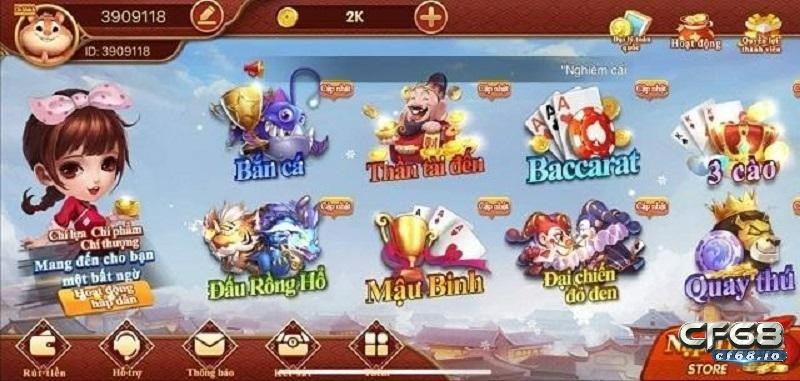 Game danh bai doi thuong online CF68 uy tín hàng đầu Tải game danh bai doi thuong online tại CF68 giúp tham gia cá cược dễ dàng