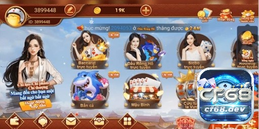 Game đánh bài trực tuyến an toàn, đơn giản tại Cf68 Kho game cực ấn tượng