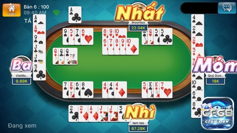Gmae danh bai phỏm: Game bài chất lượng số 1 miền Bắc Trải nghiệm gmae danh bai phỏm tại nhà cái CF68