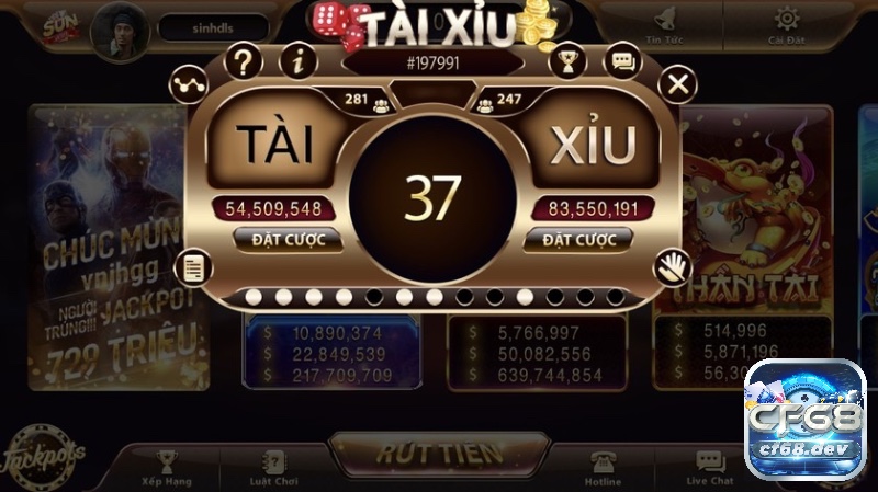 All in trong tài xỉu là gì? Kinh nghiệm khi All in tại CF68.DEV Tài xỉu là bộ môn được đông đảo người chơi cược yêu thích