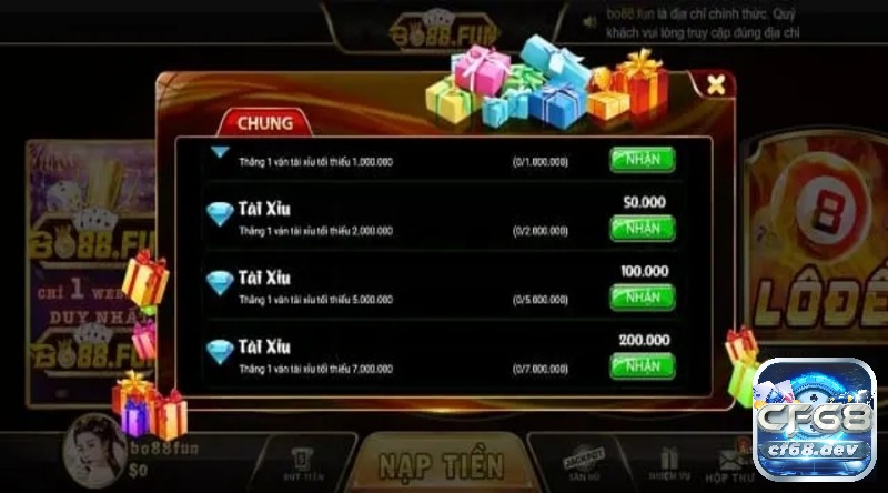 Bo88 fun – Chơi game say mê đổi thưởng siêu phê Giao diện Bo 88 fun đẹp mắt thu hút mọi ánh nhìn
