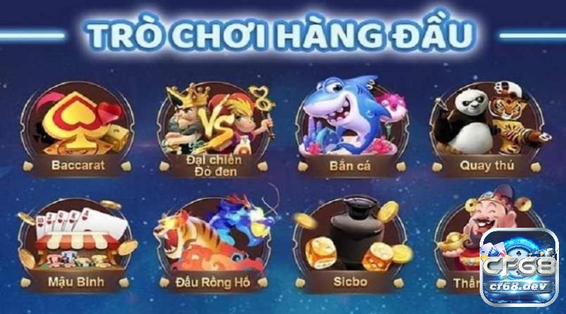 Cong game 68 – Giới thiệu sân chơi ly kỳ săn quà tiền tỷ Kho game khổng lồ làm nên thương hiệu cong game 68