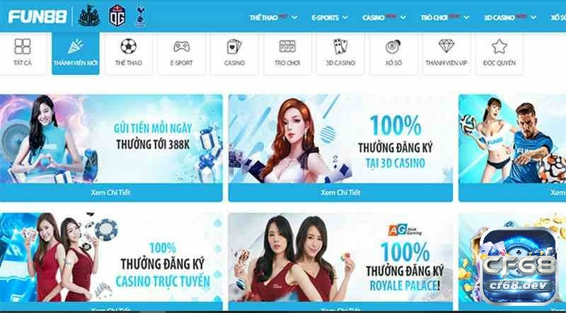 Fun88 link - Hệ thống uy tín, chuyên nghiệp cho người chơi Fun88 hấp dẫn với chương trình khuyến mãi khủng