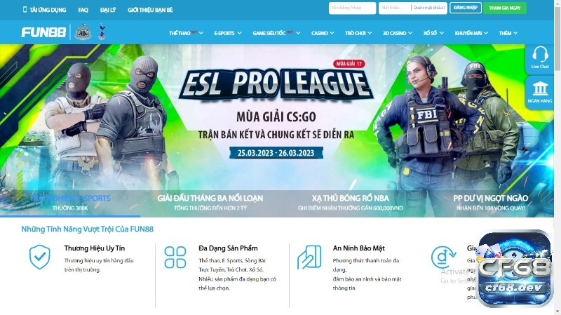 Fun88vi: Nhà cái đẳng cấp, chất lượng hàng đầu châu Á Fun88vi: Nhà cái đẳng cấp, chất lượng hàng đầu châu Á