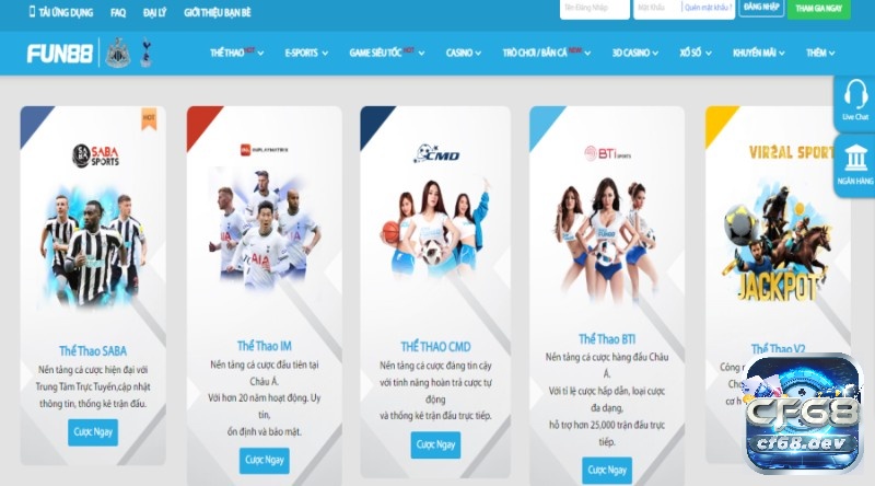 Fun88vui – Hệ thống cá cược chất lượng cho cược thủ Việt Casino không thể bỏ qua khi đến fun88vui
