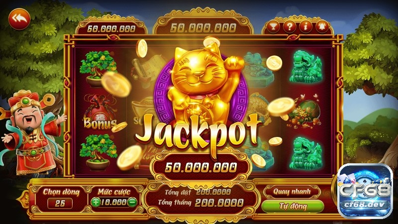 Game quay hũ trực tuyến đổi thưởng uy tín, chất lượng 2023 Quay hũ đổi thưởng Thần tài với giao diện sinh động, đẹp