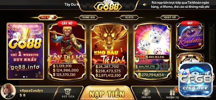 Go88 nổ hũ: Khám phá thế giới đổi thưởng hấp dẫn nhất 2023 Ưu điểm có tại Go88 nổ hũ