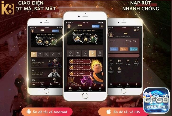 K8us - Thiên đường của những trò chơi đa dạng & đẳng cấp Hướng dẫn tải K8us trên điện thoại thông minh