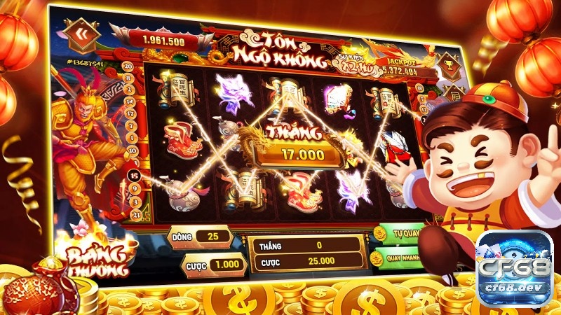 Nổ hũ 68 - Cổng game online đình đám nhất nên khám phá Wukong cũng là trò chơi cực kỳ hấp dẫn mà bạn không thể bỏ qua
