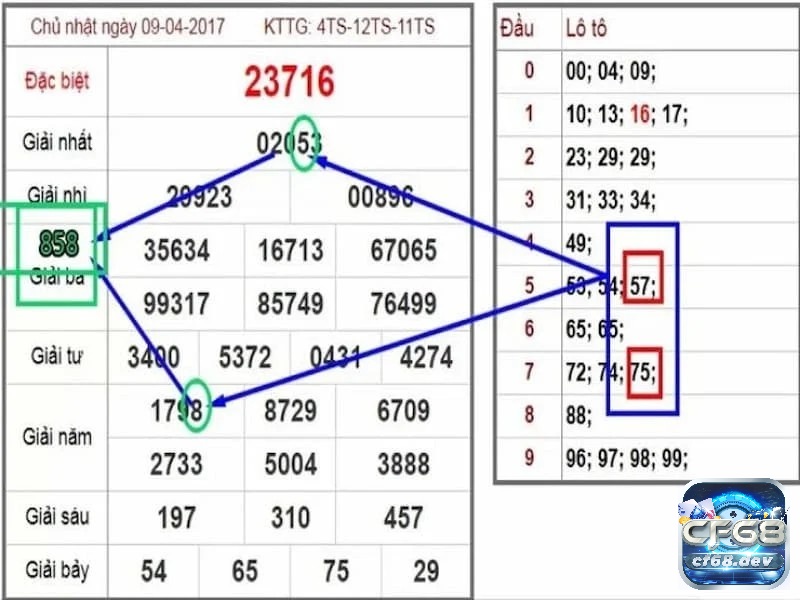 Soi cau Mien Trung chinh xac 100% - Tổng hợp phương pháp Ví dụ về lô hình quả trám