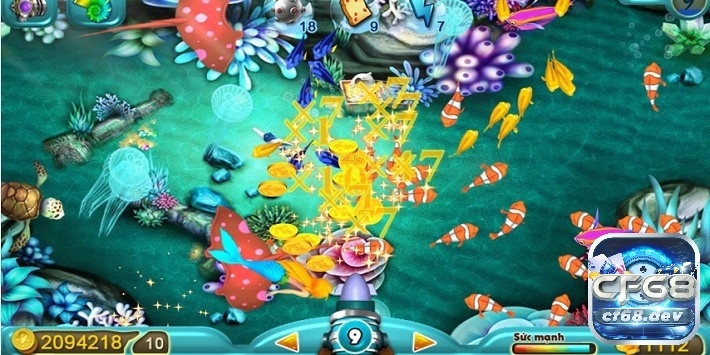 Tro cho ban ca hấp dẫn tại cổng game uy tín CF68 Game bắn cá ăn xu siêu hấp dẫn người chơi