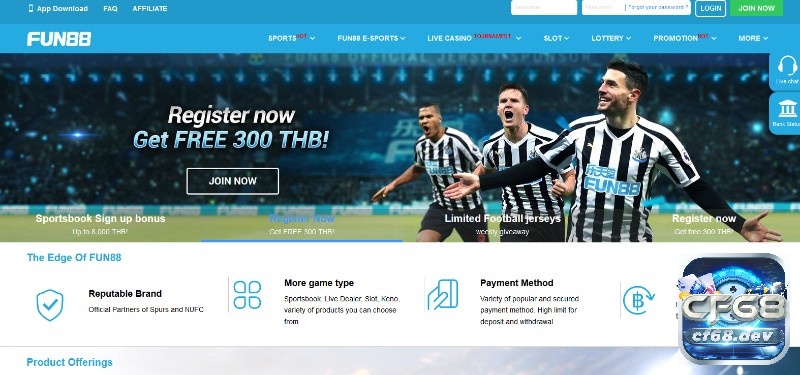 www.fun88.com - Trang web cá độ đáng tin cậy và hấp dẫn 2023 Điểm mạnh thu hút người chơi tại www.fun88.com
