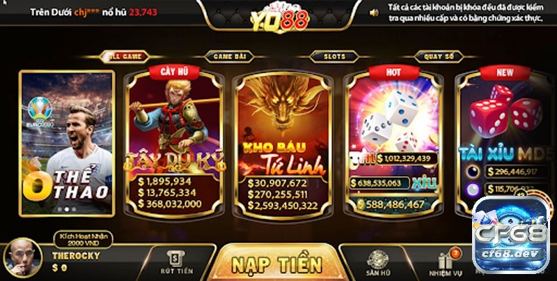 Yoo 88 - Nơi trải nghiệm game online chuyên nghiệp & đẳng cấp Điểm ăn khách tại Yoo 88