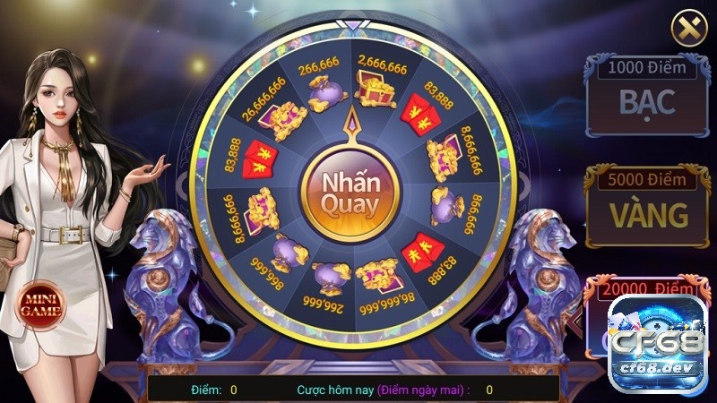 Cổng game đổi thưởng uy tín CF68 chất lượng hàng đầu Nhiều tính năng mới cập nhật