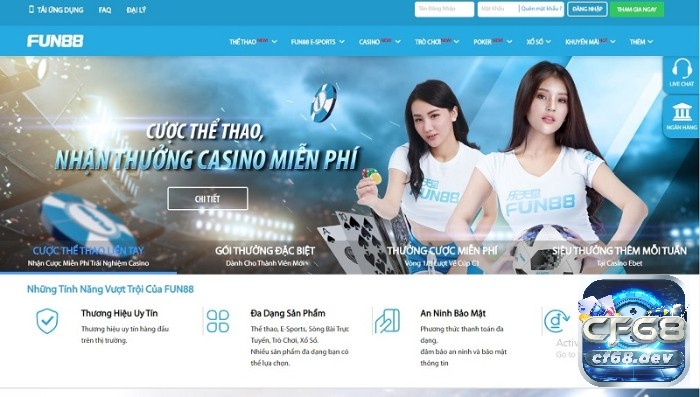 Fun vn - Đánh giá chi tiết về nhà cái trực tuyến hàng đầu Fun88 Đánh giá chi tiết về Fun vn với những ưu điểm nổi bật