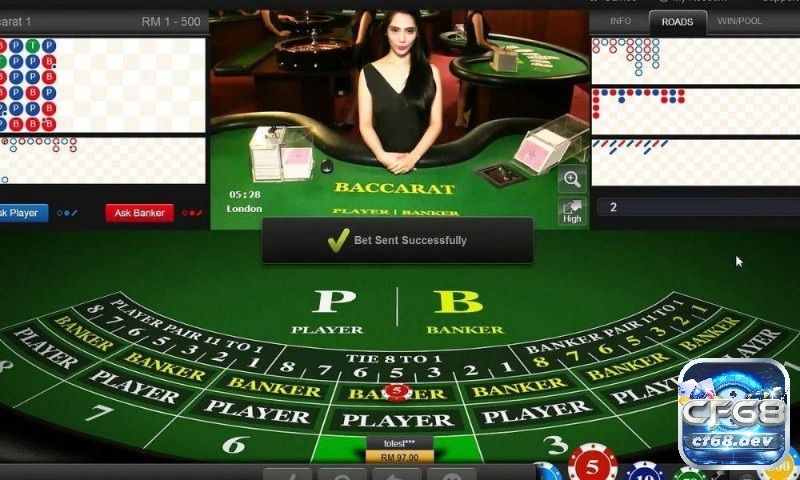 Game bài casino CF68 - Kinh nghiệm cho người mới chơi Baccarat dễ chơi, dễ thắng