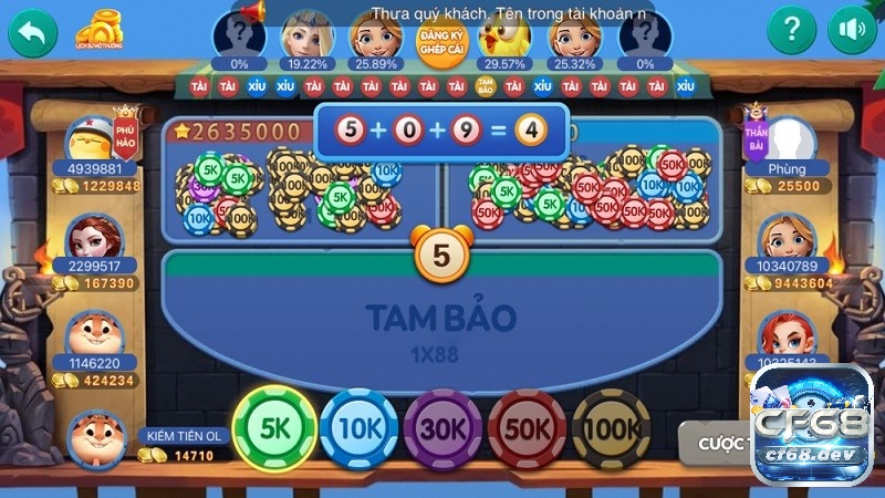 Game đổi thưởng uy tín nhất CF68 cho bạn thỏa đam mê Slot nổ hũ với phần thưởng đa dạng