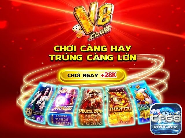 V8 Club - Cổng game đổi thưởng uy tín, hấp dẫn nhất hiện nay Khuyến mãi hấp dẫn tại V8 club