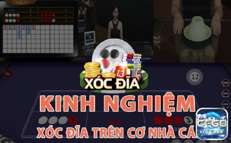 Xóc đĩa trực tuyến trên Cf68: Luật & cách đặt cược thông minh Xóc đĩa trực tuyến trên CF68: Hướng tới thành công với chiến thuật chơi thông minh.