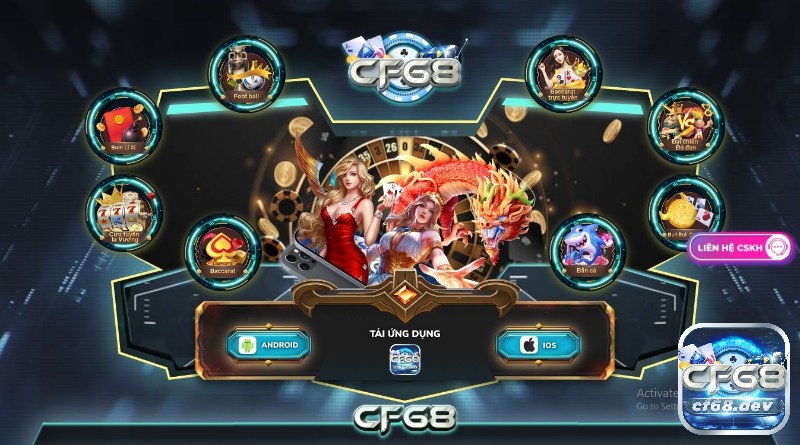 Bài casino online Cf68 - Sân chơi đổi thưởng uy tín nhất 2023 Kho game cực kỳ phong phú và đa dạng